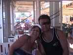 Alan using sunglasses incorrectly